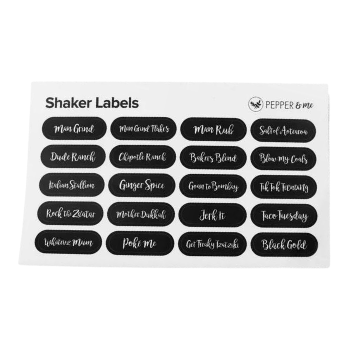 Shaker Labels The Country Providore