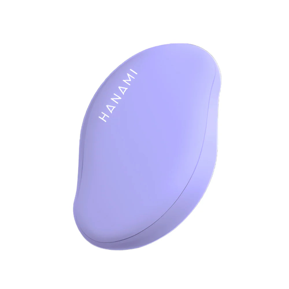 Purple foot file with 'HANAMI' branding on a white background