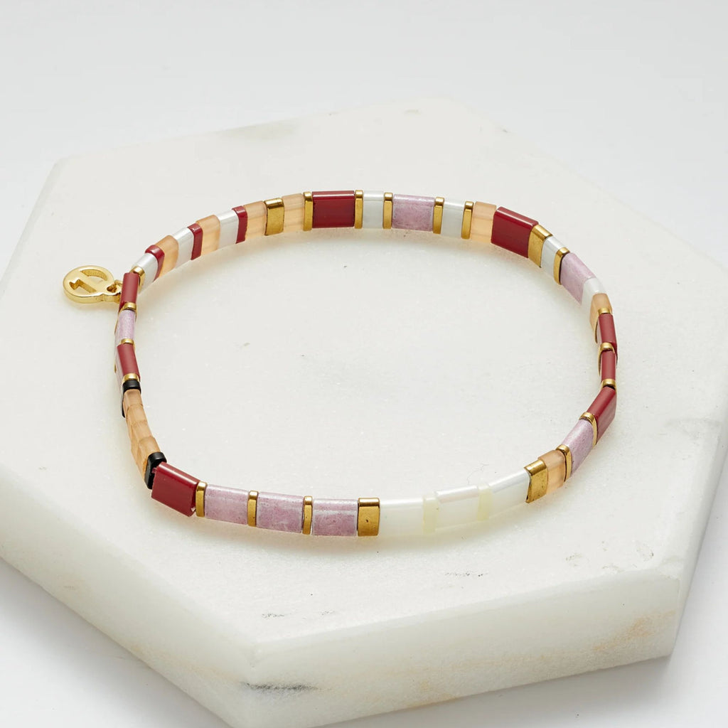 Zafino - Tile bracelet - Rouge