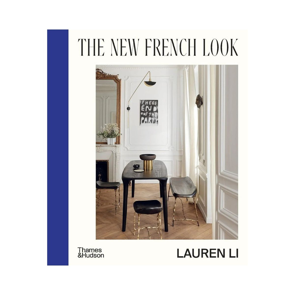 Book cover of 'The New French Look' by Lauren Li with a dining room scene.