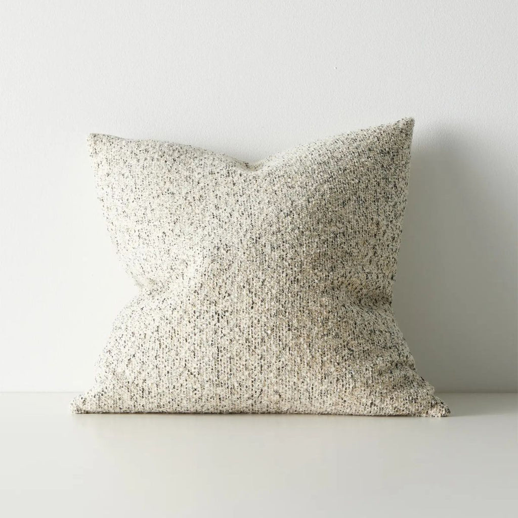 Textured throw pillow on a white background