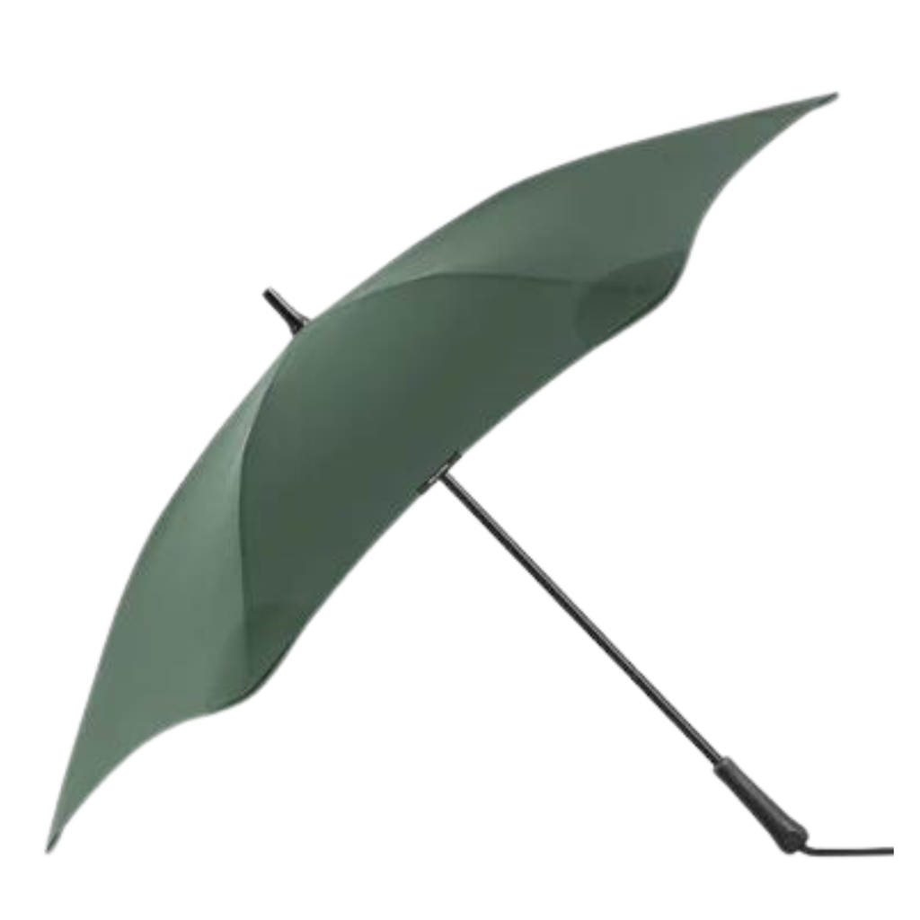 A green blunt brand umbrella