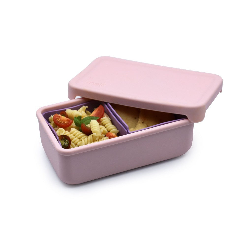 Silicone Bento with Removable Dividers - Pink + Purple – The Country ...
