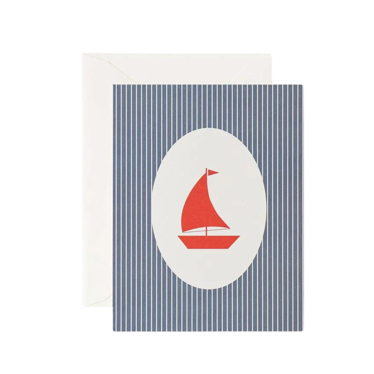Father Rabbit Card - Sail Boat Red – The Country Providore