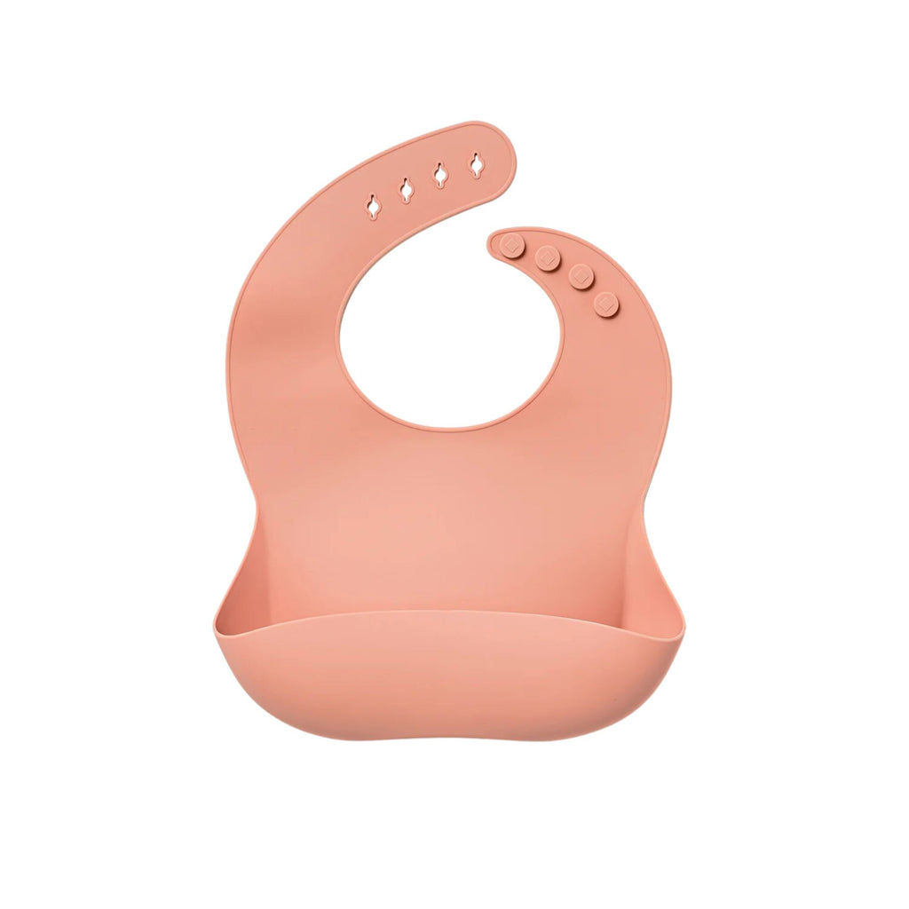 Silicone pink bib