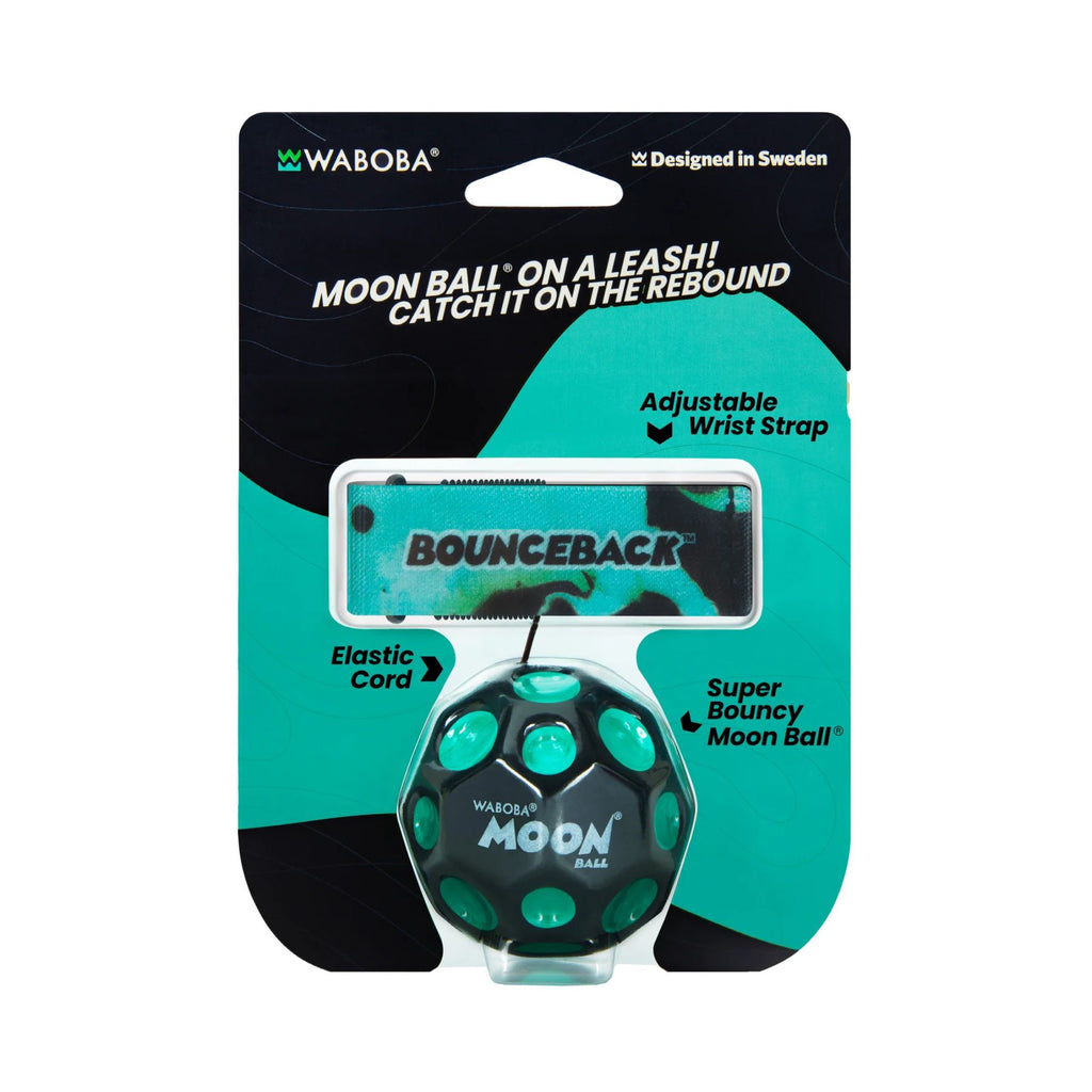 Waboba Moon Ball packaging with green and black design on a white background
