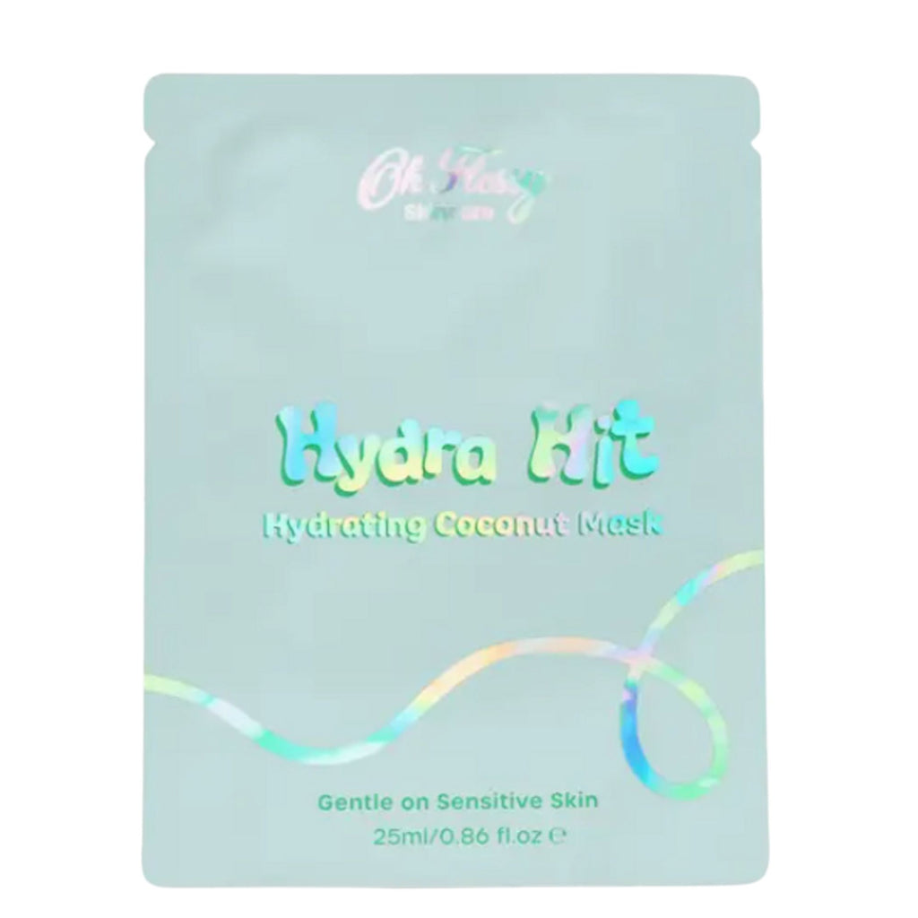 Hydra Hit hydrating coconut mask packaging on a white background