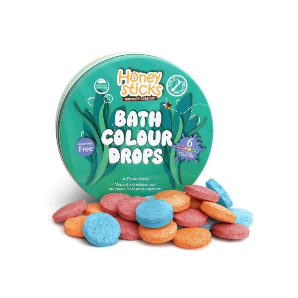 The Country Providore New Zealand has a range of Fizzy Bath Drops for Kids – Honeysticks Bath Drops are made with non-toxic food grade ingredients. Shipping in NZ.